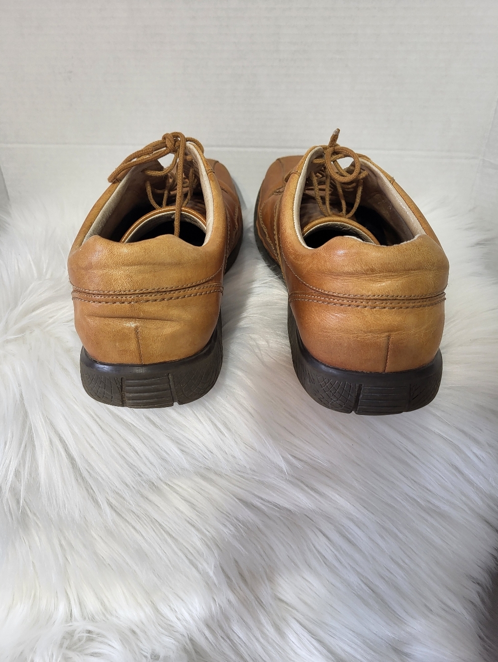 Rockport Men's Casual Leather Lace-Up Slip-On Loafers in Tan, Size 12 - Picture 5 of 8